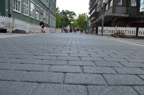 geprägter farbiger Asphalt 