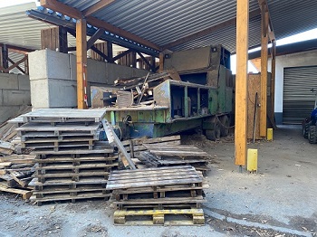 Holzrecyling Ofen