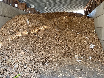Häcksel Holzofen